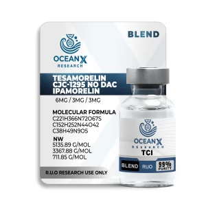 Tesamorelin  6mg + CJC-1295 no DAC 3mg + Ipamorelin 3mg BLEND